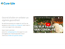 Tablet Screenshot of cure4life.eu